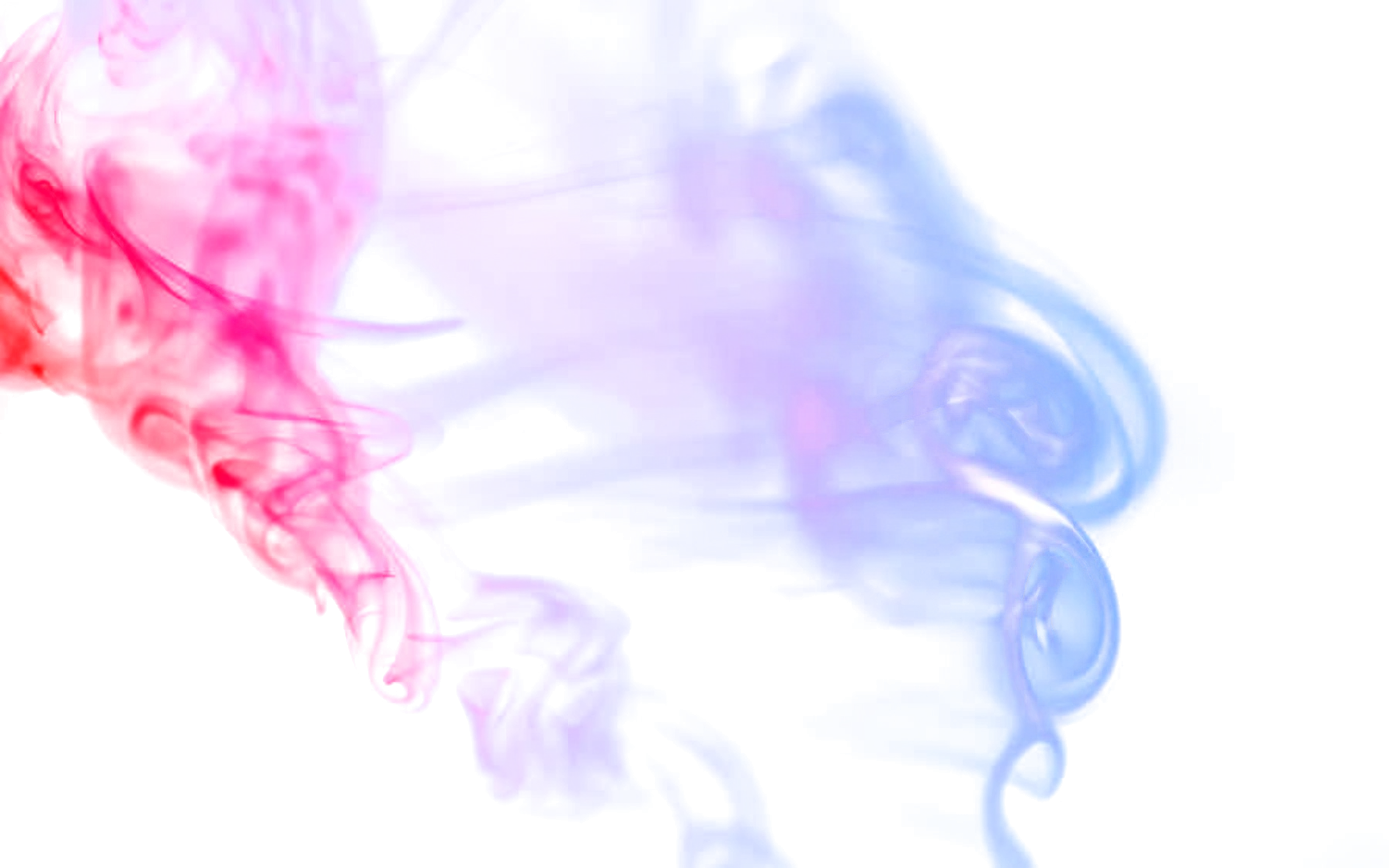 Semi-transparent pink and blue smoke before halftone processing