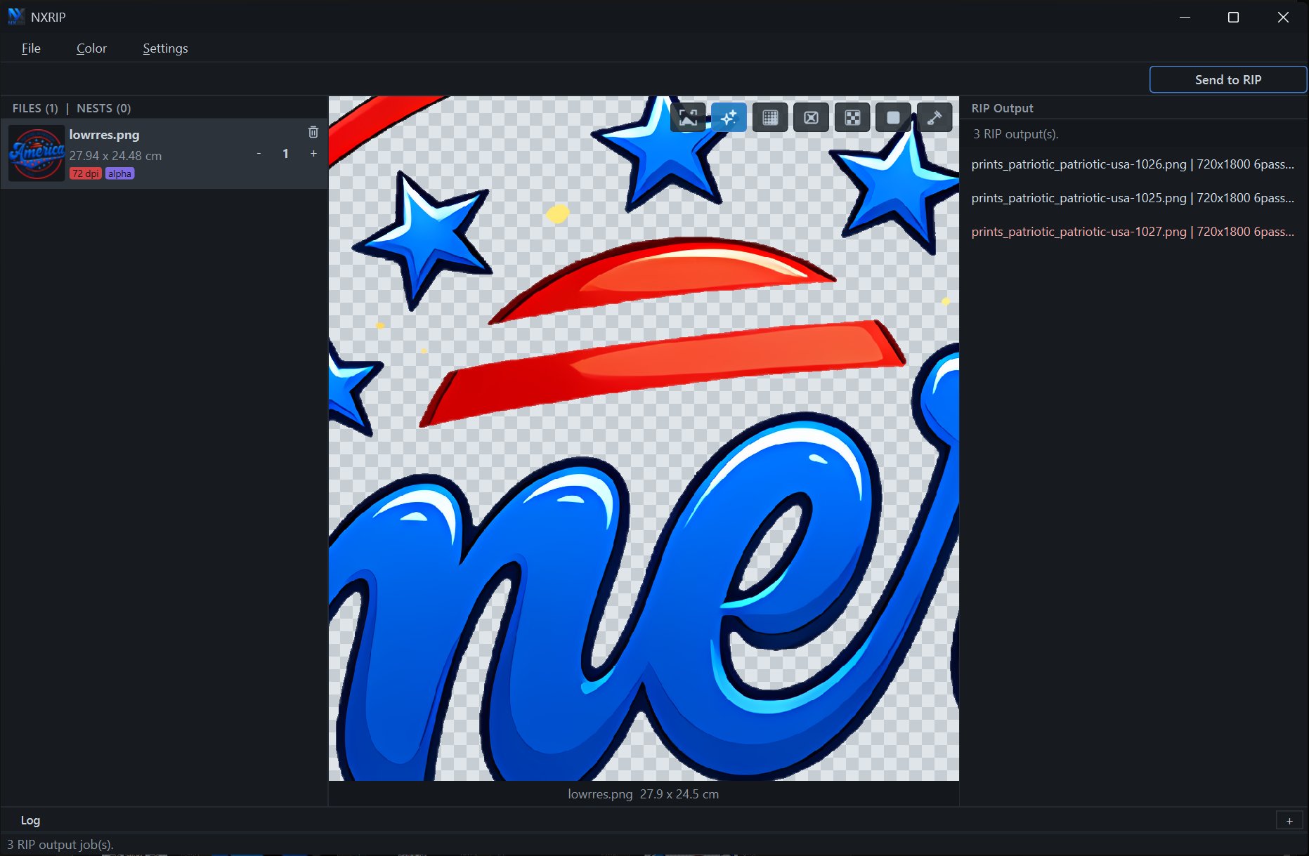 Artwork after AI upscaling in NXRIP